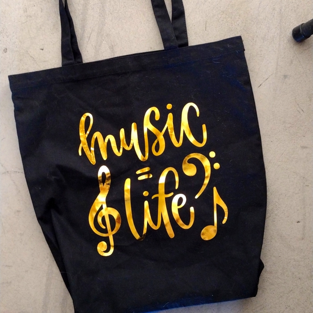 Top Design canvas tote bag